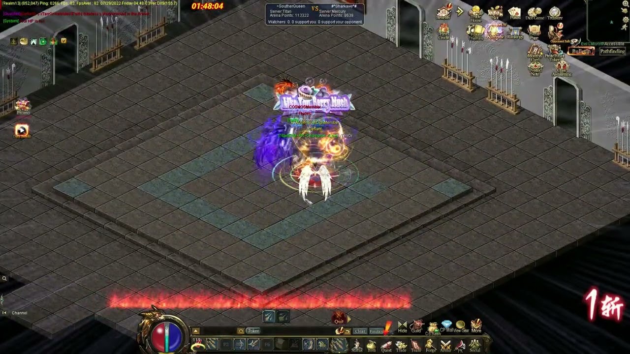 Destroying with the archer in arena - Conquer online 3.0