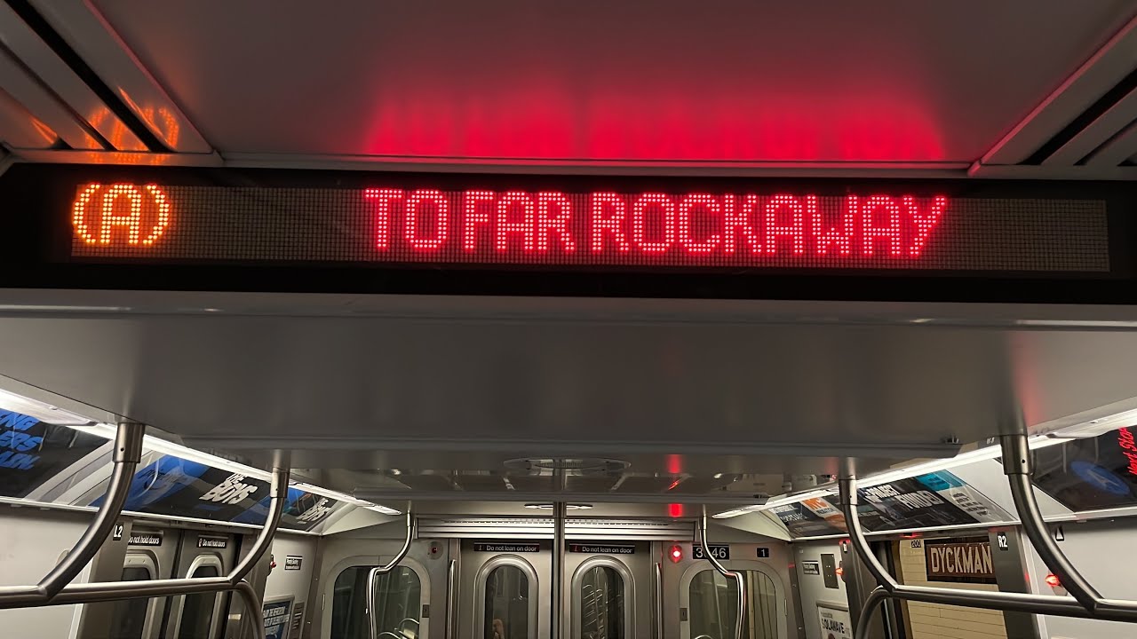 IND 8 Av Express: R179 (A) Train [Inwood-207 St to Far Rockaway-Mott Av #2]
