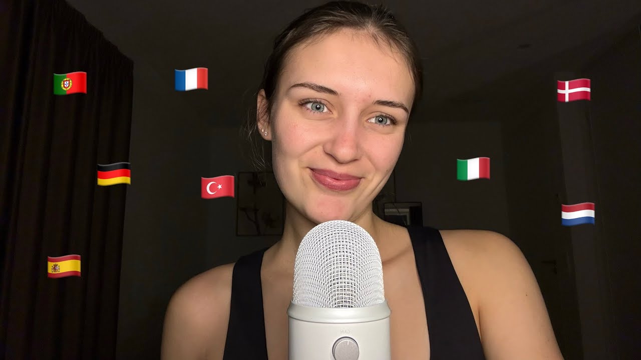 ASMR | Trigger words in different languages 