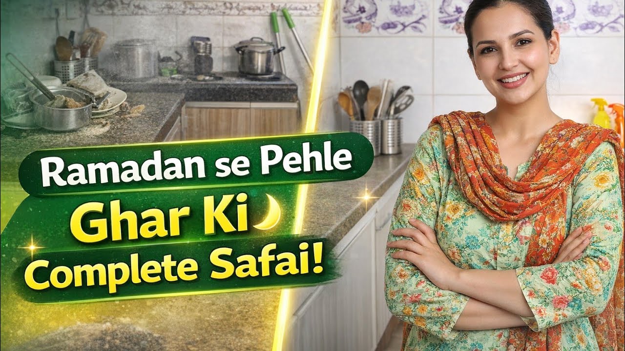 Before Ramadan Do This! 🌙 Complete Home Cleaning & Organization Routine