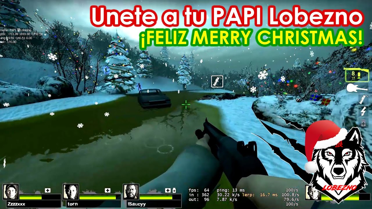 🎅 FALTAN 4 DÍAS PARA NAVIDAD | Zombies, Wipes y Caos en L4D2 🎄😱#left4dead2envivo #left4dead2