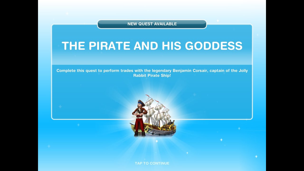 Sims Freeplay The Pirate And His Goddess Quest