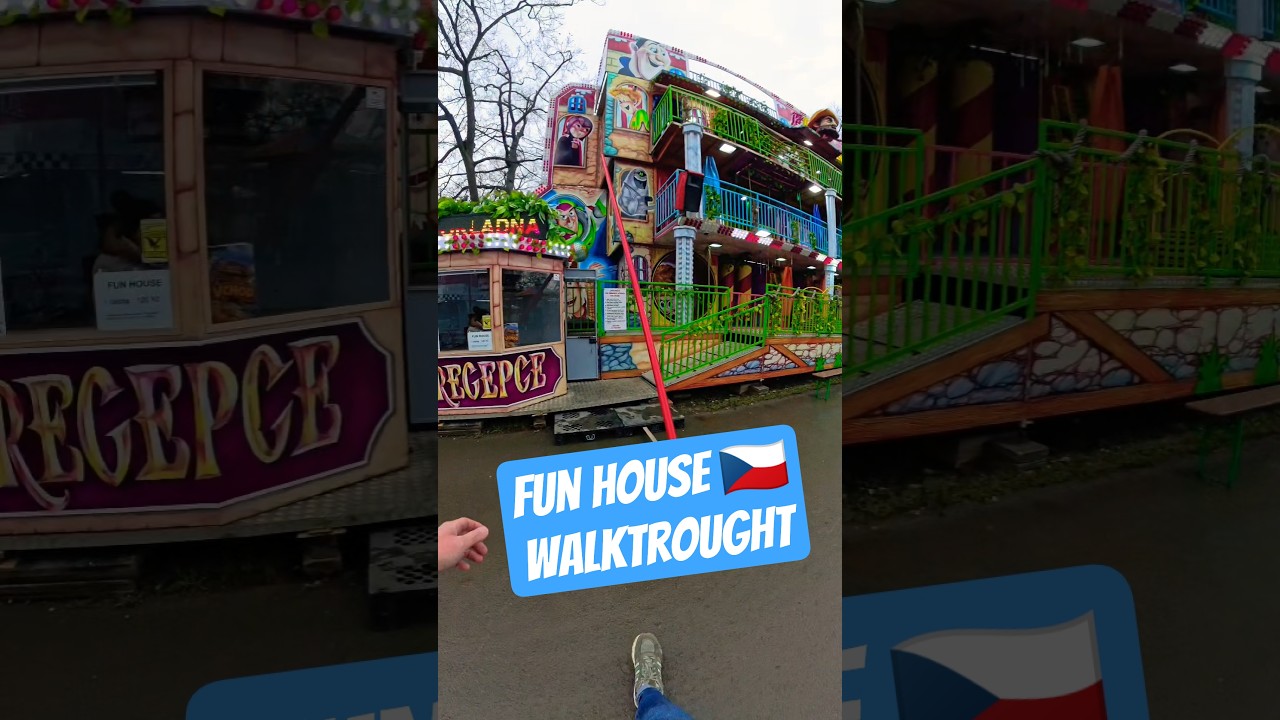 #atrakce #funhouse #walkthrough 🇨🇿🎡 #matejskapout2026 #kirmes #funfair #ferias #foire #lunapark #fyp