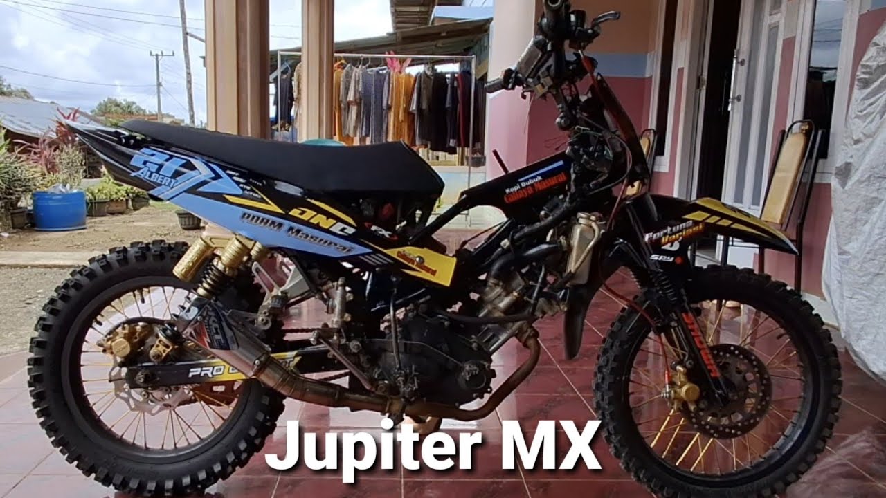 Modifikasi RBT Jupiter Mx luarbiasa memang kereng karya anak merangin jambi