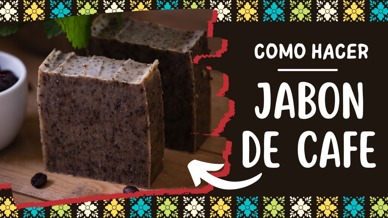 Como Hacer JABÓN ARTESANAL DE CAFÉ FACIL Y RAPIDO