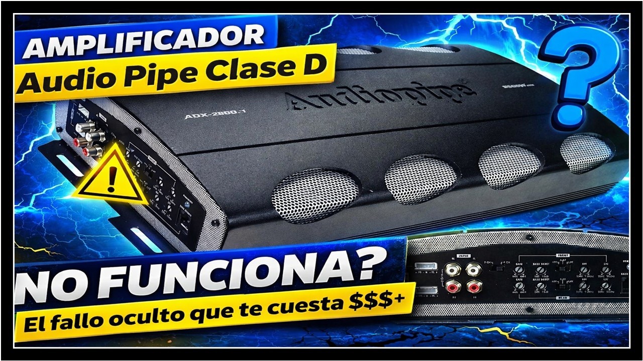 Cómo reparar Amplificador Audio pipe clase D