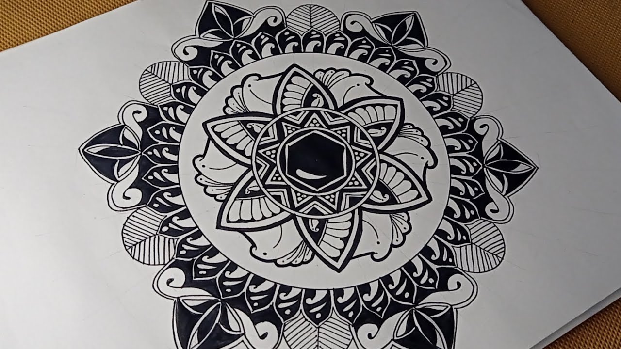 Beautiful and Calming Mandala Art | Mind Relaxing Mandala Drawing | Satisfying Art 