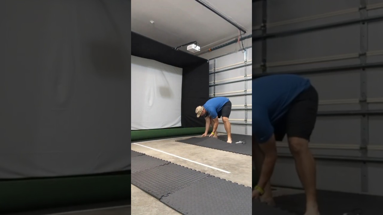 DIY Golf Sim Floor Continues Part 2! 