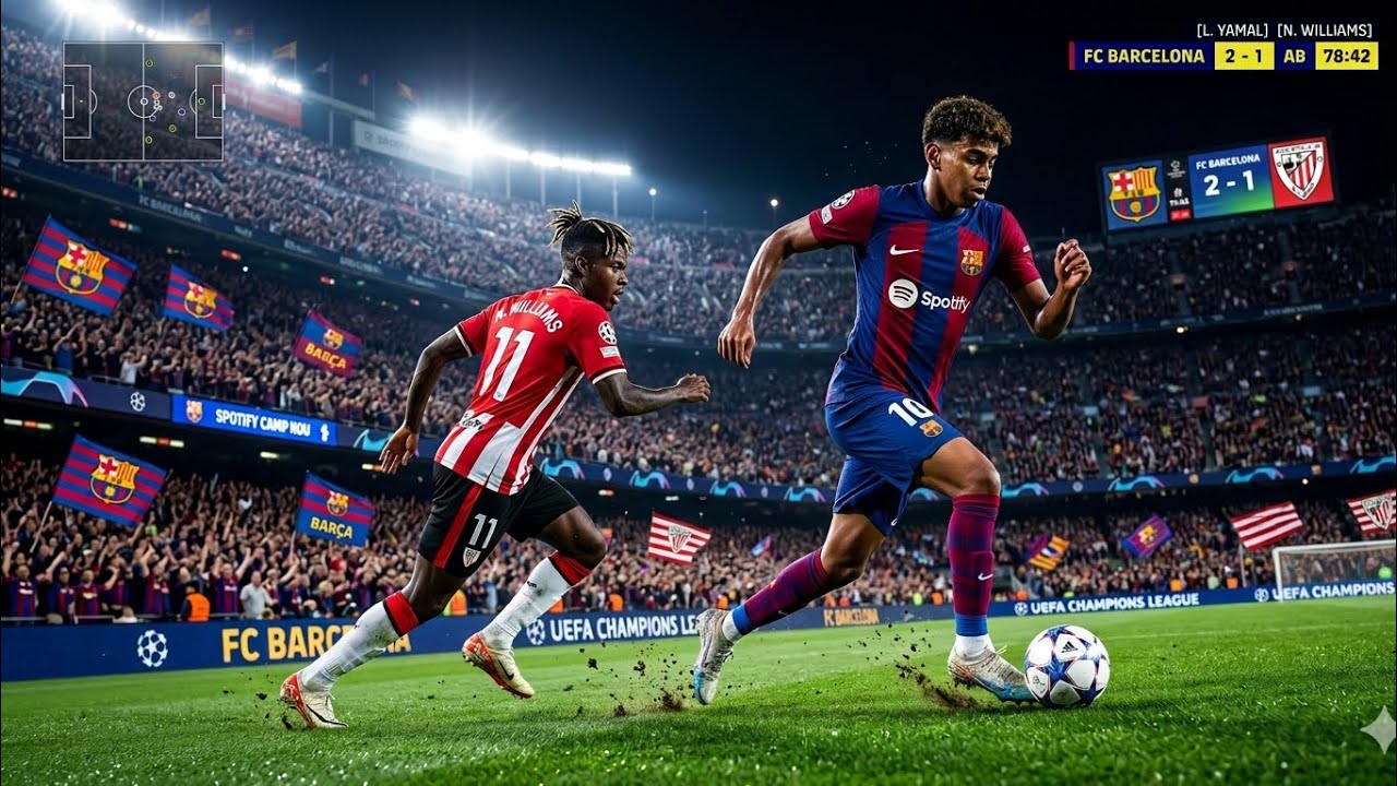 1️⃣ 🔥 Lamine Yamal #10 DESTROYS Athletic Bilbao 😱 | Barcelona vs Bilbao eFootball 2026