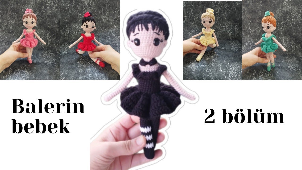 çok kolay balerin bebek yapımı(2.bölüm) #amigurumi #oyuncak #elyapımı #ücretsiztarif #amigurumitarif