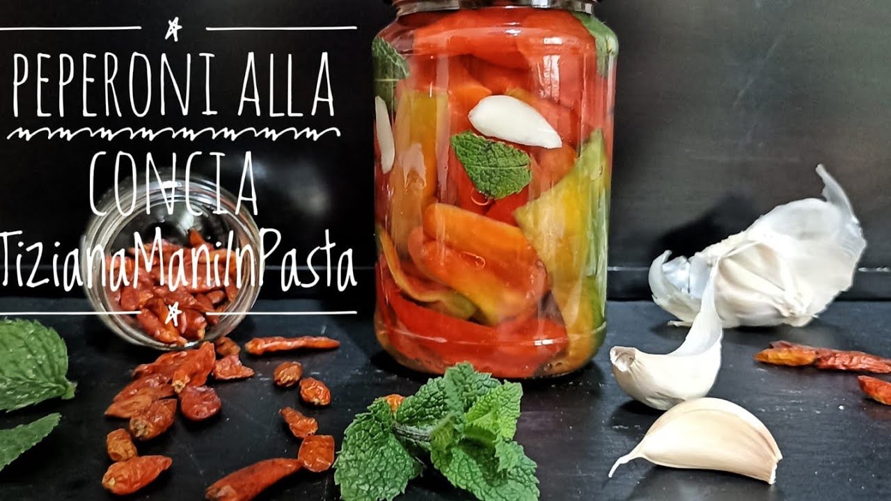PEPERONI ALLA CONCIA ANTICA RICETTA SALENTINA ❤️