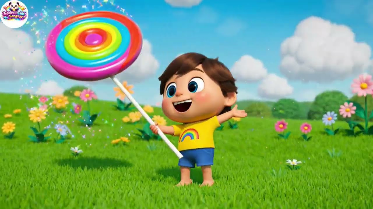 Rainbow Lollipop Party 🍭🌈 | Fun Nursery Rhyme for Kids | Baby Songs & Animated Rhymes