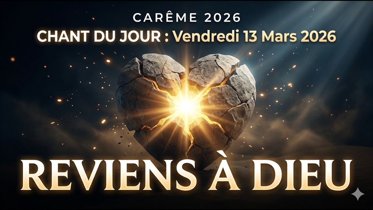 CHANT DU JOUR : Vendredi 13 Mars 2026 | Carême 2026 - Reviens à Dieu | Chant de Carême et Méditation