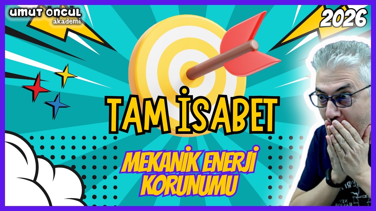 Enerji ve Hareket | Mekanik Enerji Korunumu  | Tam İsabet | AYT | B2