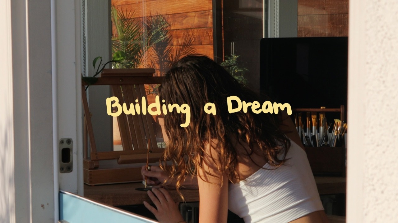 Building a Dream | creating art in a cottage by the sea