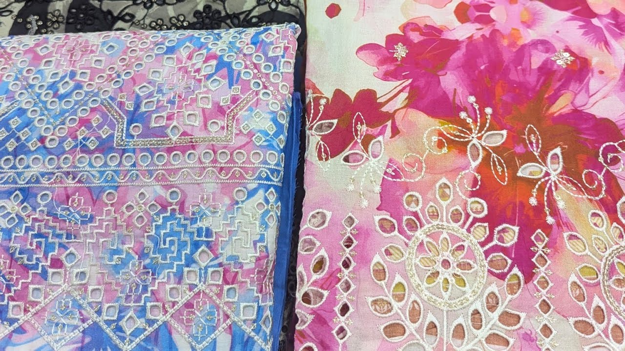 Riwayat chikankari Lawn Embroidered Sequence Eid Collection Original Sale Price New Collection