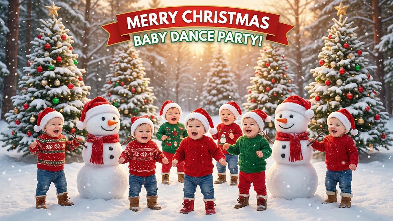 Baby Dance Christmas Song 2026 | Jingle Bells & Holiday Cheer | Smile Songs