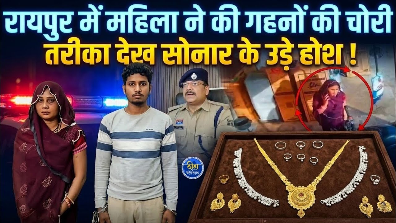 OMG: रायपुर के ज्वैलरी शॉप में महिला ने की गहनों की चोरी| Devpuri | Kamleshwari Sahu | Meshram Sahu
