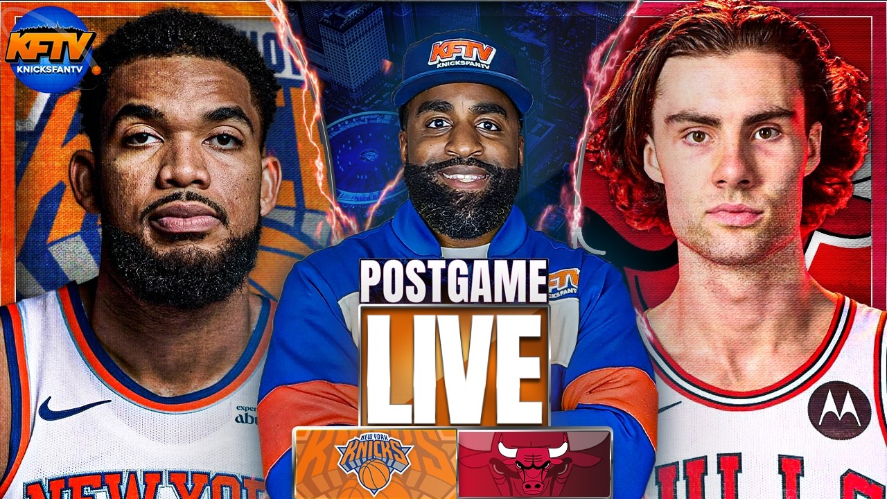 KAT Saves The Knicks In Wild Win Over The Bulls | Post Game Show | EP 698