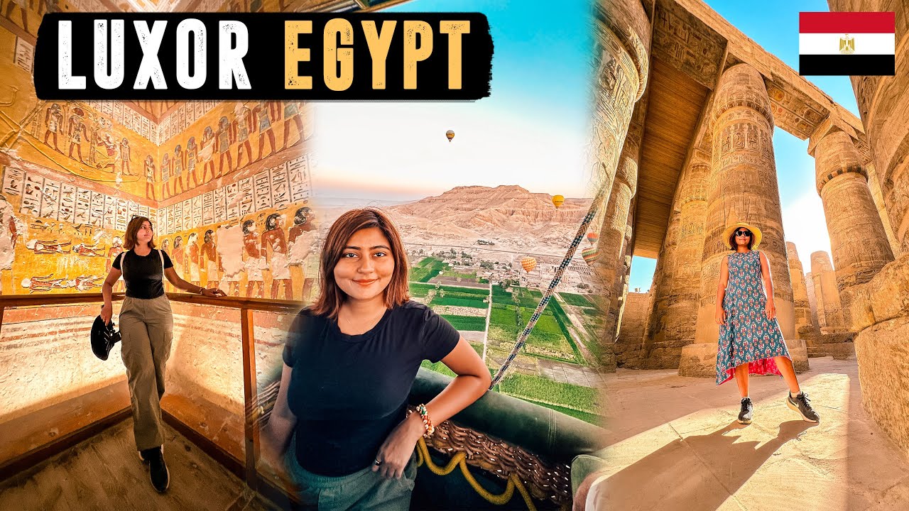 Исследуем Луксор, Египет 🇪🇬 Полёт на воздушном шаре, Долина царей и многое другое. Эпизод 4