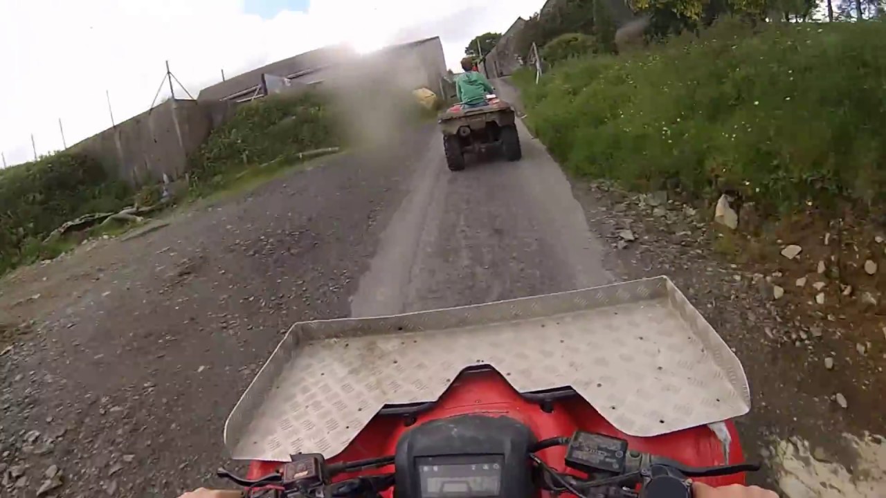 quad bike carnage gopro farming uk, WALES