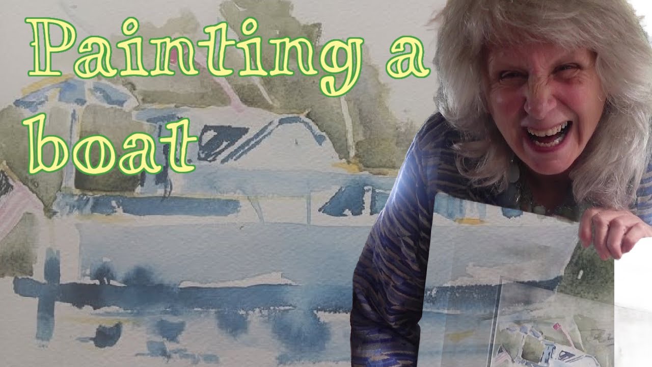 Painting a boat - The story behind this boat painting and Chris Eger