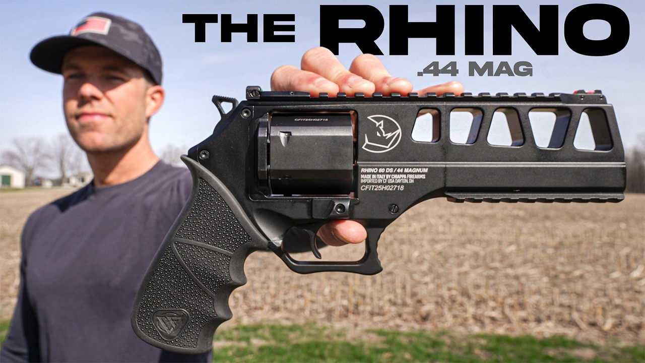 Самый мягкий в стрельбе патрон .44 Magnum из когда-либо созданных! (Новый Chiappa Rhino 60 DS)