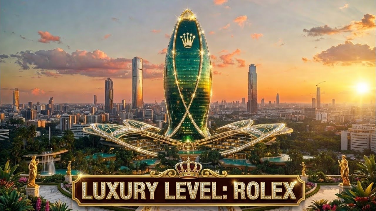Inside the World's Most Luxurious Rolex-Inspired Hotel – Futuristic Emerald Tower Tour