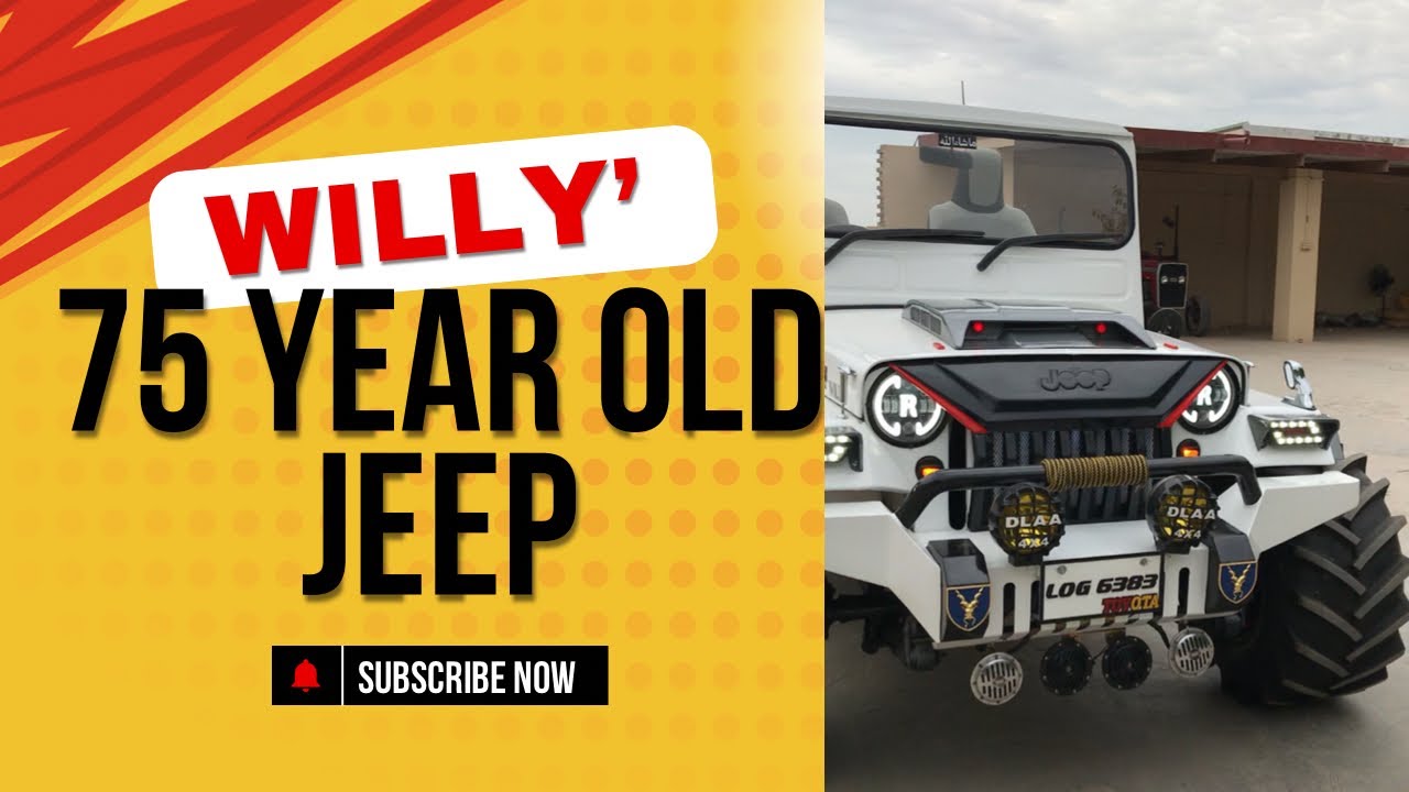 Willy’s 1951 | 75 year old jeep | mooncheema motors | #automobile #subscribe #mashallah # #toyota 
