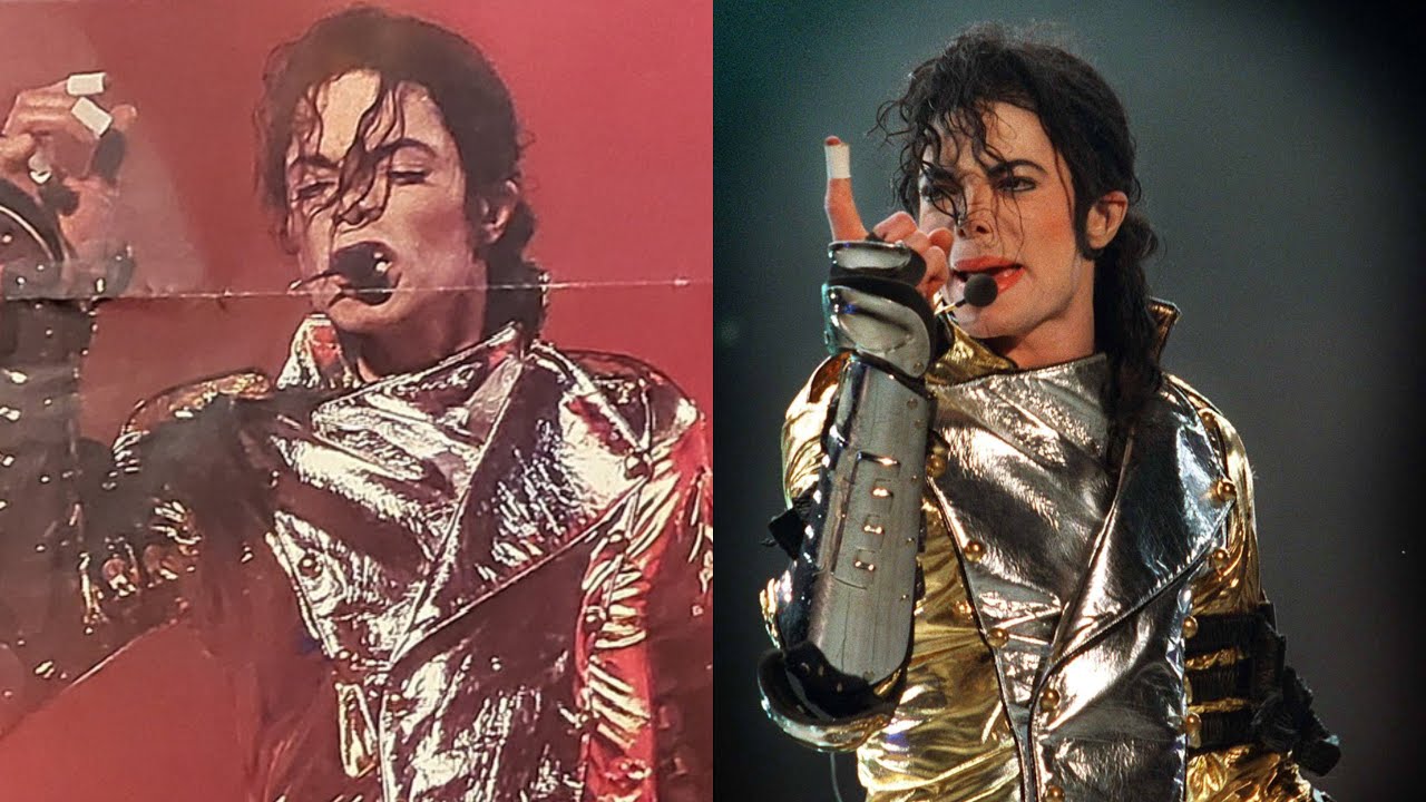 Michael Jackson - Scream medley live in Helsinki both nights comparison