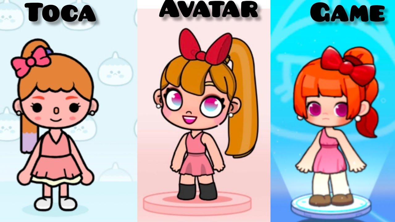 How to make Blossom From Powerpuff girls #pazu #avatarworld #tocaboca #gameworld 