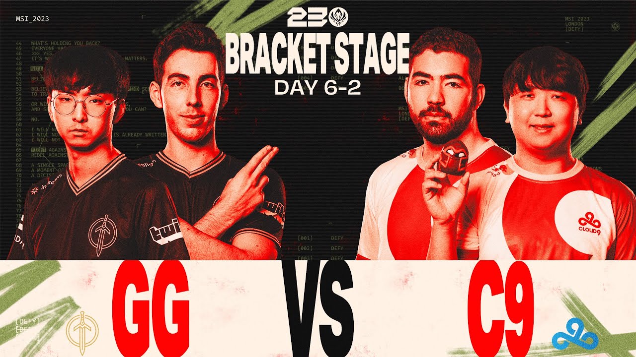 GG vs. C9 매치 하이라이트 | 브래킷 스테이지 Day6 | 2023 MSI