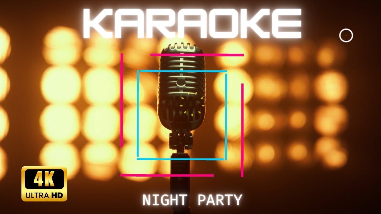 Karaoke Background - Singing Karaoke TV Wallpaper - DJ Screen Visuals - 4k/HD - 1HR