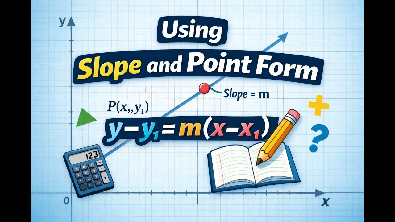 Point-Slpoe Form: Writing Equation of the Line (TAGALOG) #maths #tutorial