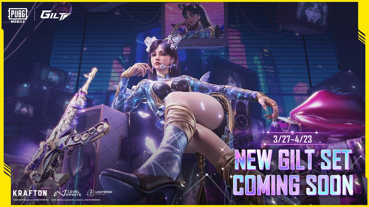 PUBG MOBILE | Новый золотой набор Dimensional Diva Set выйдет 27 марта