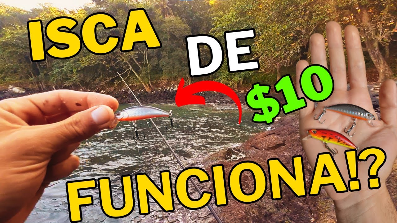A ISCA BARATA DA CHINA QUE DEU SHOW!!! PESCA ULTRALIGHT, PESCA DE PRAIA.