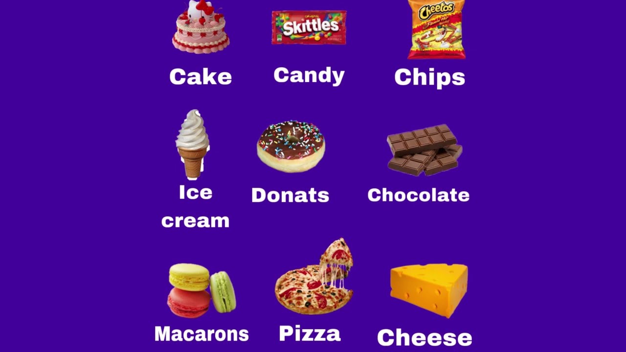 Delicious foods in English 🌮🥗| English vocabulary | learn English