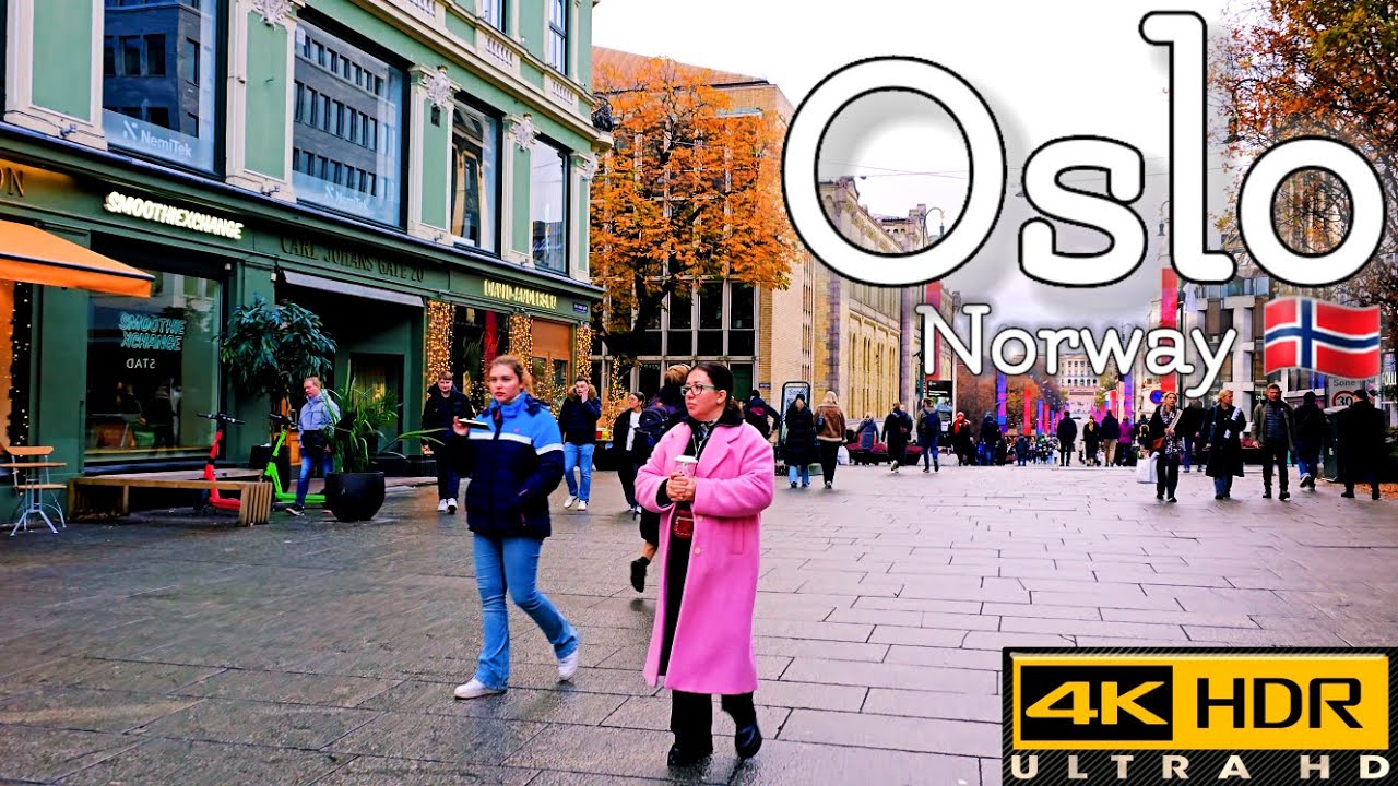 👣Discover the Real Oslo with Me in 4K HDR | November 2024👣