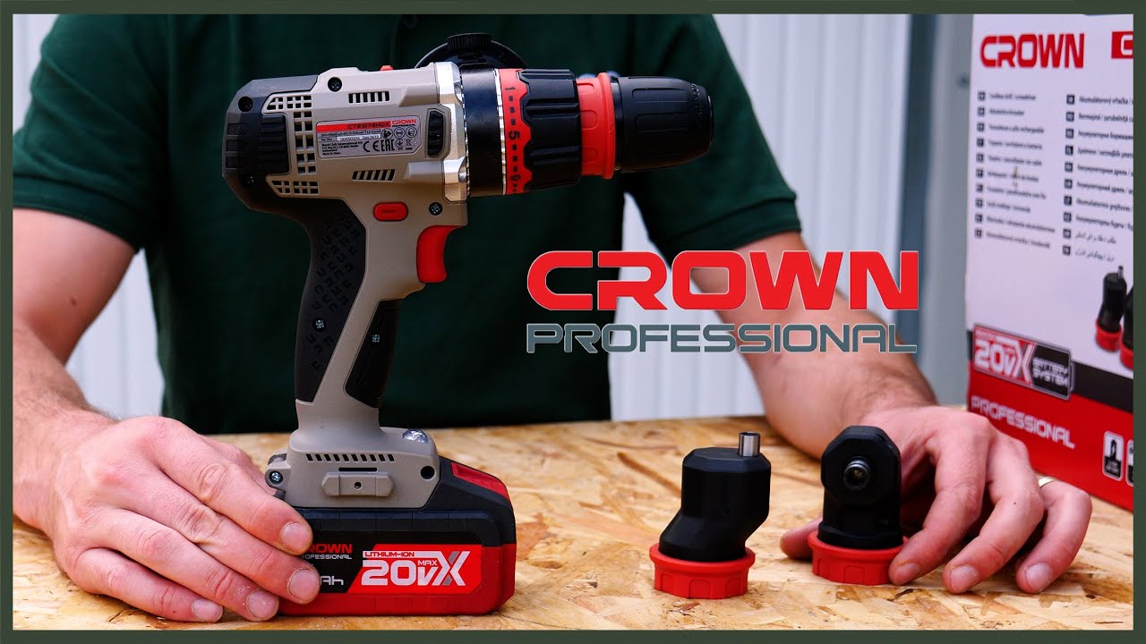 Bormasina Crown cu acumulator CT21076HQX 4BMC