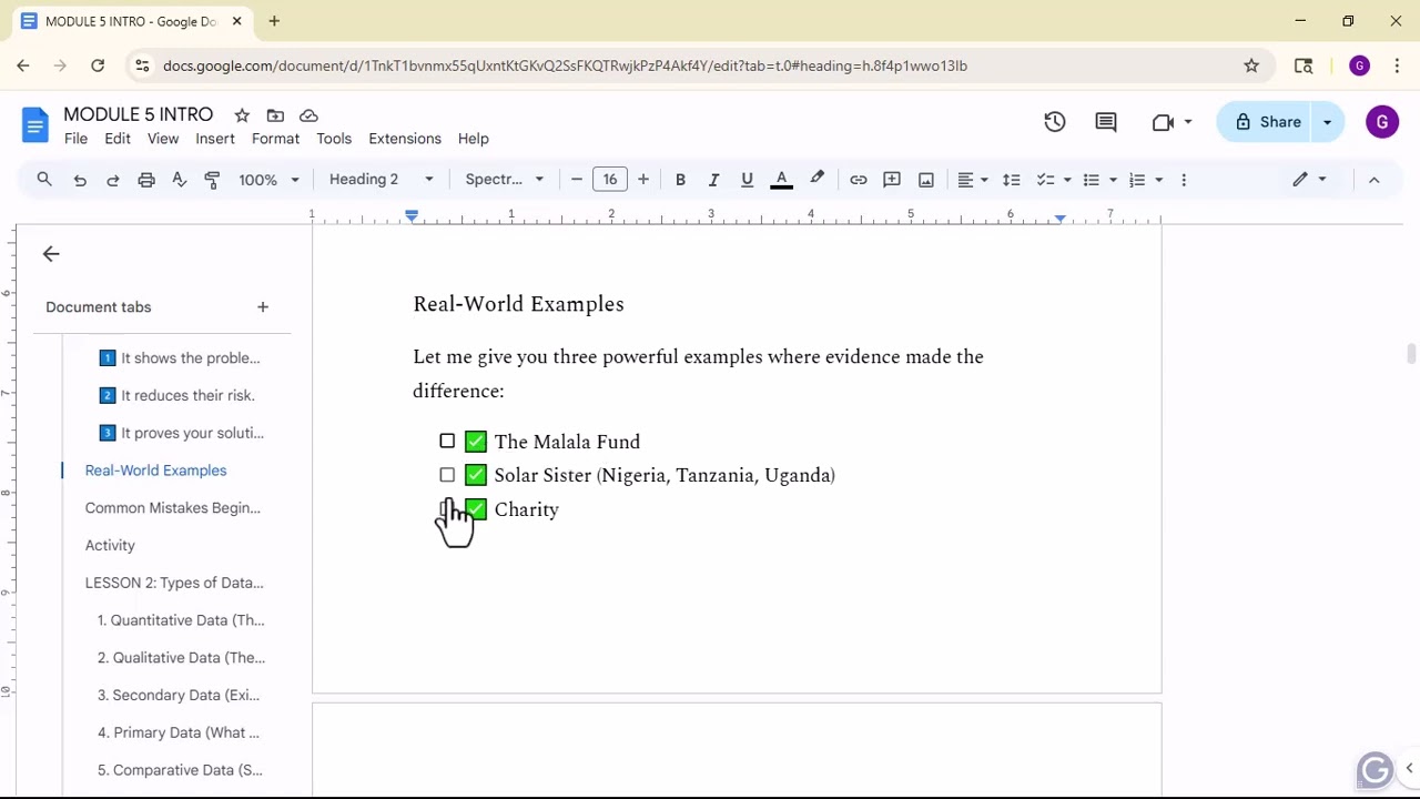 GT - MOD 5 LESSON 1 | Why Evidence Matters in Grant Writing