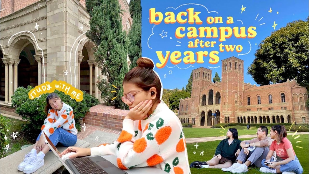 A DAY IN UCLA 🔔 study with me + campus vlog