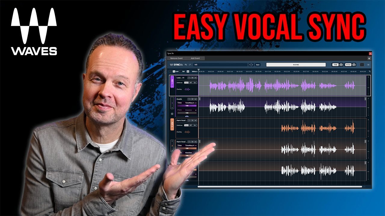 Waves Sync Vx: новый инструмент для выравнивания вокала? (Уже в продаже!)