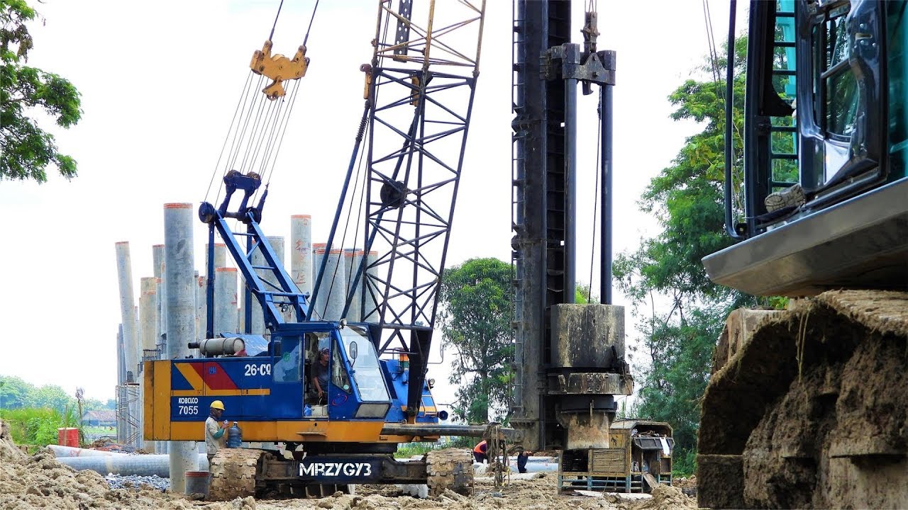 Diesel HAMMER Pile Driving How It Work Pancang