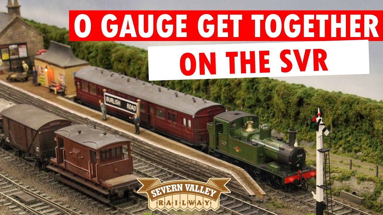O Gauge Model Railway Exhibition on the Severn Valley Railway - interviews,  and behind the scenes