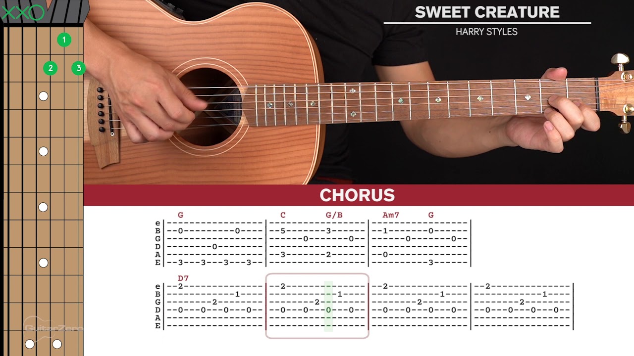 Sweet Creature Guitar Cover Harry Styles 🎸|Tabs + Chords|