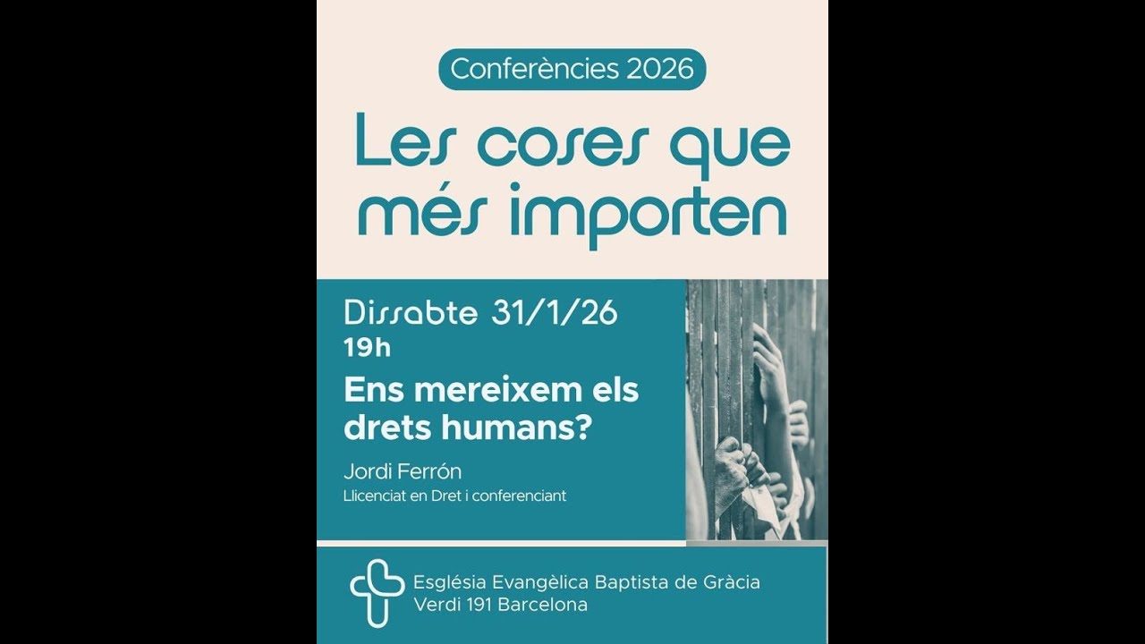 Ens mereixem els drets humans? - Jordi Ferrón | Cicle de Conferències 2026