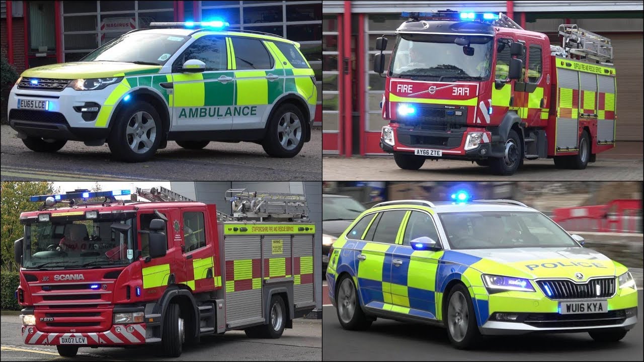 [Raptor Team] Police Cars + Multiple Fire Engines and Ambulances responding in the UK