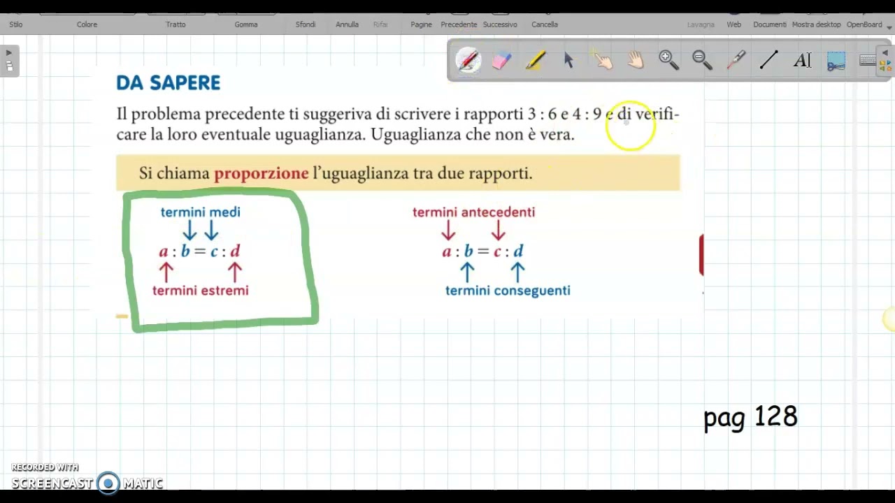 Proporzioni 1 parte