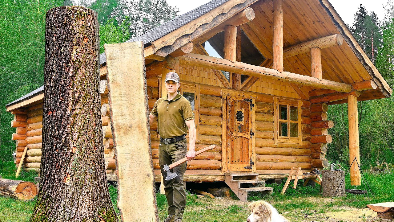 A Simple Life in the Forest &mdash; Turning a Massive Oak Log Into Lumber