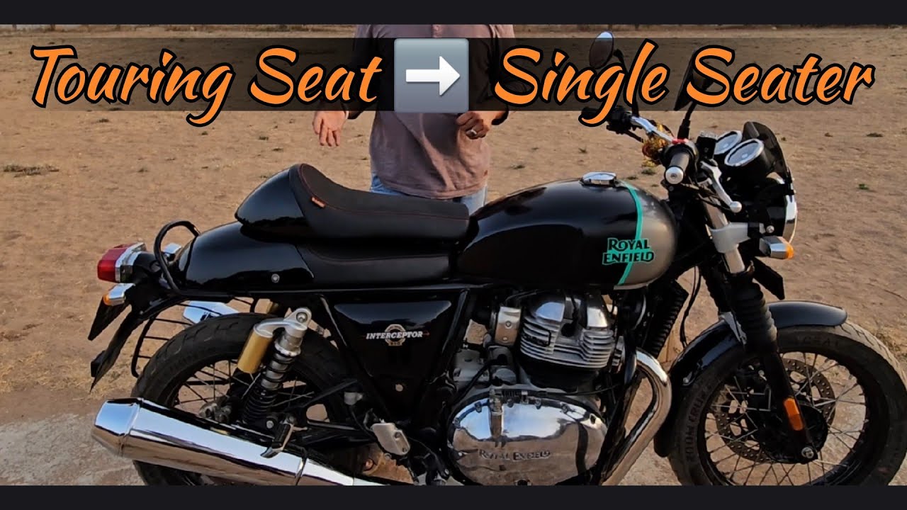 Touring Seat ❌ Single Seat ✅ | Interceptor 650 / GT 650 TRANSFORMATION 😱